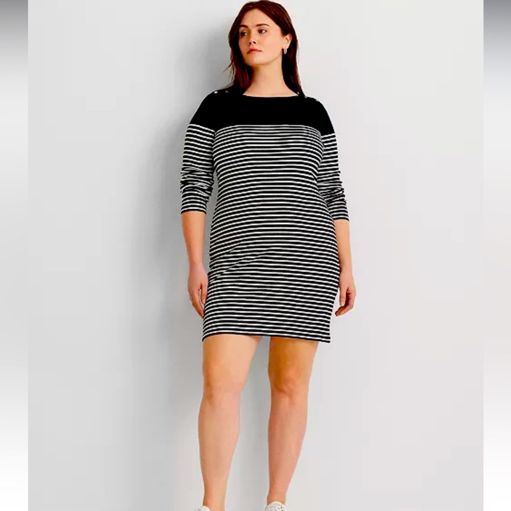 Pre loved Marices Striped Dress SZ L
